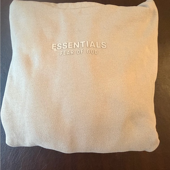 Essentials Other - FEAR OF GOD ESSENTIALS KHAKI MENS SMALL HOODIE